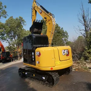 Excavadora usada CAT307E2 con hoja topadora CAT 307E2 307E 307,5 308E2 306E2 305.5E2 excavadora pequeña Caterpillar