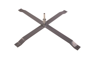 Weihai wzrods bãi biển lông cờ cơ sở chéo khung cố định ngoài trời x Đứng cực biểu ngữ phần cứng tùy chỉnh thiết kế logo cho quảng cáo - Product Image 2