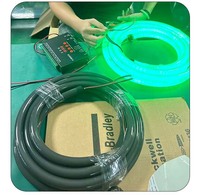 Tube néon LED RGBic en silicone noir DMX 360 degrés, lumière DJ programmable D30 D22 pour festivals de musique et carnavals
