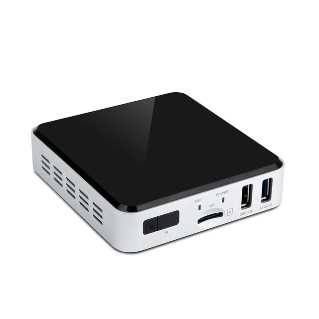 Amlogic S905X4 Industrial Commercial Android Media Player 4G LTE OTT TV Box with MicroSD Expansion