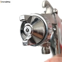 Pistola de Pintura para Automóviles PQ-2, Pistola de Pulverización Eléctrica de 1000 ml con Boquilla 2.0 de Aleación para Pintar Automóviles, Muebles y Madera