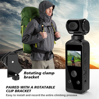 Caméra d'action corporelle 4K/5K Ultra HD Caméra vidéo Vlog rotative Caméra vidéo DV de sport étanche Casque de vélo Enregistreur de conducteur