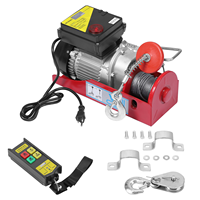 Palans électriques 1320lbs, mini-treuil 110V, treuil à câble, grue suspendue, usage domestique, télécommande, nouvelle boîte de vitesses, vente au détail