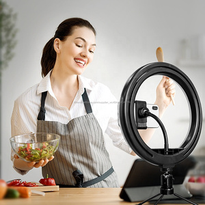 Amazon top classement 12 ''a mené la lumière d'anneau kit pour vlogger/youtuber/<span class=keywords><strong>facebook</strong></span>/tiktok live streaming vidéo - Product Image 2
