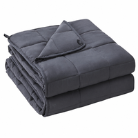 Couverture lestée en bambou biologique tricotée, recyclée, taille personnalisée, en coton uni, favorise le sommeil, écologique