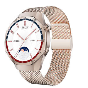 Montre connectée EDS SK8Mini avec bracelet en acier doré, 3 paires de bracelets interchangeables, étanche IP68, mode Dynamic Island, modes sportifs, affichage permanent - Product Image 3