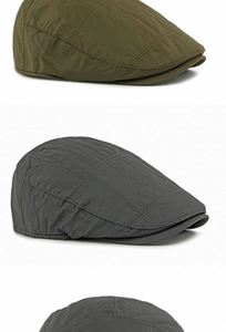 Nouveau Chapeau Casquette Plate Homme Automne Hiver en Coton Style Vintage Décontracté pour l'Extérieur - Product Image 3