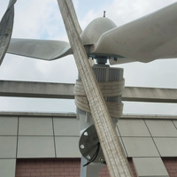 Éolienne à aimant permanent à axe horizontal de 3 kW de haute qualité, prix de gros usine, avec un diamètre de rotor de 3,99 m, sortie 96/220 V