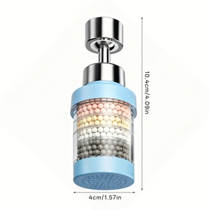 <span class=keywords><strong>Adaptateur</strong></span> de <span class=keywords><strong>robinet</strong></span> rotatif anti-éclaboussures, pommeau de douche, filtre à eau <span class=keywords><strong>pour</strong></span> <span class=keywords><strong>robinet</strong></span>, buse de filtration <span class=keywords><strong>pour</strong></span> <span class=keywords><strong>cuisine</strong></span>, pulvérisateur, économiseur d'eau - Product Image 1