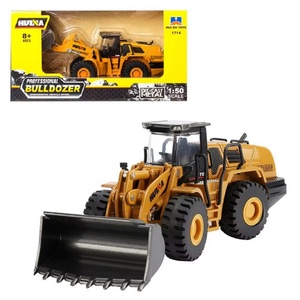 Camión de Construcción de Juguete de Aleación, Modelo Metálico Pequeño Fundido a Presión, Bulldozer a Escala 1:50 SJY-1714, Vehículo de Ingeniería Fundido a Presión a Escala 1/50 - Product Image 6