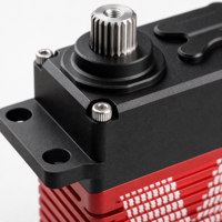 Servomoteur robotique industriel 130 kg XQ-POWER XQ-S9130D sans balais, engrenage en acier inoxydable, 16,8 V, couple élevé, pièces d'avion RC en aluminium CNC