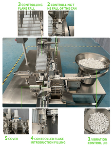 Máquina contadora de botellas de gránulos de vitamina A, B, C completamente automática de fabricante de China con servocontrol - Product Image 5