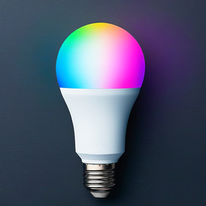 Ampoule Intelligente 9W RGB CW A19 E26 LED Dimmable Contrôle par Application Compatible Tuya Alexa Google Home 85-265V Corps en Plastique - Product Image 3