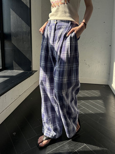 <strong>2025</strong> Spring Brand Wide Leg Women Plaid Pants Korean Style <strong>Fashion</strong> Casual Pants For Women