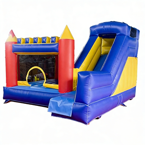 Château gonflable de qualité commerciale avec toboggan intégré, structure de saut pour enfants, idéal pour les fêtes et la location à domicile - Product Image 4