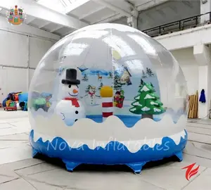 Casa de rebote inflable de fábrica, globo de nieve, castillo hinchable saltador a la venta