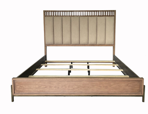 Queen Modern Adjustable <b>Convertible</b> Upholstered Strap Panel Soft <b>Bed</b> with Luxurious Design - Product Image 5