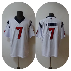 Großhandel Genähte American Football Trikots Neue Saison # 7 Stroud Houston Texans Stickerei-Trikots - Product Image 5