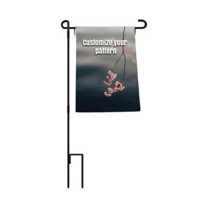 Wholesale Custom Logo Printed 12x18 Garden Flag <b>Burlap</b> Polyester for Outdoor Use - Product Image 1