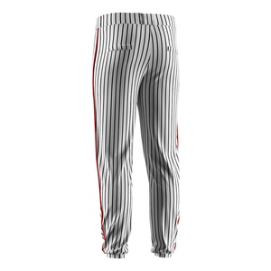 Design Sublimation Botton Stripe Pants <b>Baseball</b> Youth Wear <b>Baseball</b> Pants Men - Product Image 2