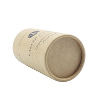 Boîte cylindrique recyclable en carton ivoire double couche avec vernis UV, fermeture magnétique et poignée