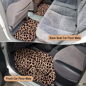 Juego de Accesorios para Auto <span class=keywords><strong>Frienda</strong></span> de 26 Piezas con Estampado de Leopardo/Guepardo, Poliéster, Modelo OLIVER, Funda para Volante, Cubiertas para Marco de Placa - Product Image 6