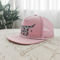 Cappello Snapback a 5 Pannelli con Logo Personalizzato, in Cotone e Rete, Visiera Piatta, Stile Hip Hop per Donne, Vendita all'Ingrosso