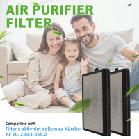 Filtre de remplacement HEPA au charbon actif pour Zaktivnim Ogljem Za AF 20, 2.863-056.0, filtre de rechange