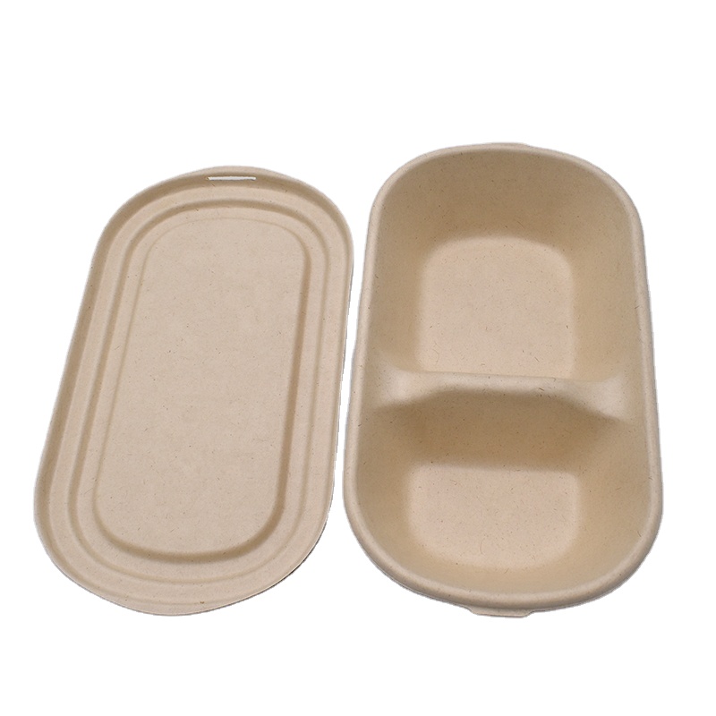 Customizable Biodegradable Disposable Tableware Set Environmentally Friendly Paper Plates Bowl Pizza Candy Cookie-Made Bagasse