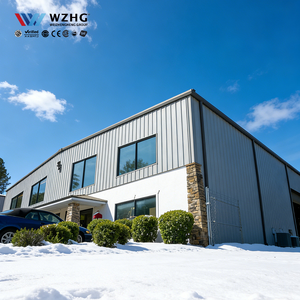 Abri industriel en acier galvanisé à montage rapide, durée de vie de 50 ans, résistance au vent de 200 km/h, pour stockage agricole, ISO9001 - Product Image 1