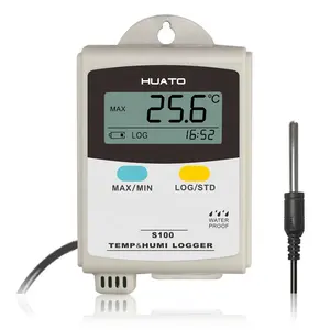 High Precision Temperature Logger Instruments Temperature Recorder Thermometer With 3m External Wire