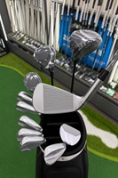 Ensemble de clubs de golf haute performance pour hommes, fers et bois complets, équipement de golf pour entraînement et compétition en intérieur et en extérieur