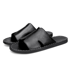 Nouveaux Sandales d'Été <span class=keywords><strong>Homme</strong></span> Luxe en Cuir Véritable, Plates, Ouvertes, Style Classique Tongs à Enfiler, Grande Taille <span class=keywords><strong>48</strong></span>, Vente Flash, Marque USA 13 - Product Image 3