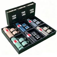 Ensemble de thermos classiques personnalisables à 3 couvercles en acier inoxydable 304 pour cadeaux d'affaires