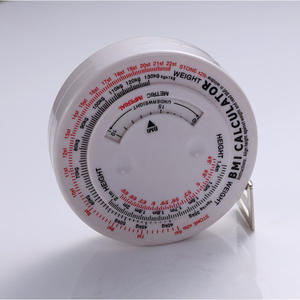 เครื่องคำนวณค่าดัชนีมวลกาย Medco แบบวงกลมขนาดใหญ่ ใช้ได้ทั้งหน่วยเมตริกและอิมพีเรียล สำหรับวัดส่วนสูงและน้ำหนัก อุปกรณ์ตรวจสอบสุขภาพสำหรับทุกเพศ - Product Image 2