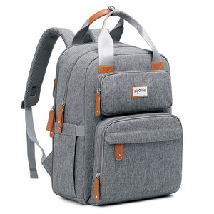 Waterproof Fashion Large Capacity Mommy Diaper <strong>Change</strong>, Multi-functional Outdoor Travel Baby New Mother Diaper Bag Backpack - Product Image 2