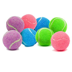 Jouets à mâcher pour chiens personnalisés avec logo, écologiques, en gros, balles de tennis en caoutchouc pour animaux de compagnie, jouets interactifs pour chiens - Product Image 1