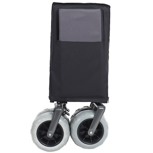 300l क्षमता समुद्र तट रोलिंग ट्रॉली धातु रोल कंटेनर के लिए हाथ की कार्ट्स के लिए बड़े गुब्बारे व्हील - Product Image 4