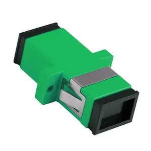 Adaptador de acoplador Flang de fibra óptica, conector simple SC, adaptador de fibra óptica de modo único