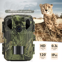 Caméra de surveillance de la faune BSTCAM Mini Point Connection & WiFi, contrôle par application, 4K 48MP, grand angle, étanche IP65