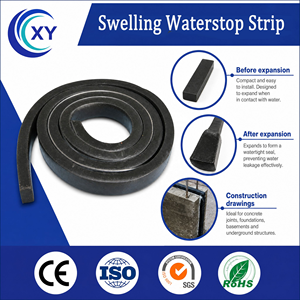 Barra de Expansión Autoadhesiva Económica de 20*10mm, Tira Resistente a Químicos para Construcción de Alcantarillas y Piscinas - Product Image 2