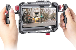 ULANZI Universelles Smartphone-<span class=keywords><strong>Video</strong></span>-Rig-Kit mit Griffen, Aluminium-Handstabilisator für Smartphone-Videoaufnahmen, Filmemacher-Griff für Videomacher - Product Image 5