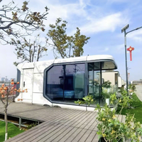Installation rapide et solide de maisons préfabriquées modulaires de type capsule, traitement de renforcement avec résistance au vent et aux tremblements de terre