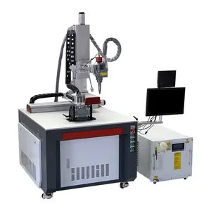 Soldador a laser automático para tubos, máquina de solda automática a ponto de aço inoxidável, 2000w