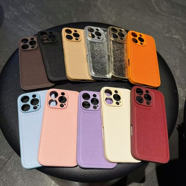 Hot-selling Lychee Pattern Magnetic Wireless Charge Shockproof PU Leather Case with Cleaning Kits for & for