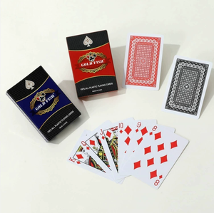 Jeux de cartes de poker en plastique PVC personnalisés en gros Échantillon gratuit Cartes à jouer imprimées durables - Product Image 5