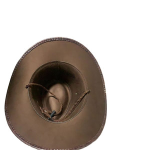 Sombrero Vaquero Unisex de Ala Ancha para Primavera y Otoño, Viajes al Aire Libre, Fiestas Casuales, Protección Solar, con Remaches y Cinturón de Cabeza de Toro, Estilo Jazz - Product Image 5
