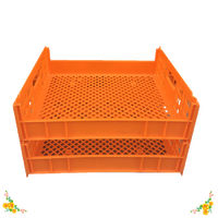 Plateau de rangement en plastique PE maillé 550x480x170mm pour pain et biscuits, prix avantageux