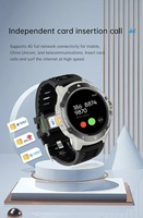 Reloj Inteligente CDS9 KB08 con GPS, Android, 4G, Pantalla Táctil, WiFi, NFC, Cámara, Ranura para Tarjeta SIM, 32G, IP67, Resistente al Agua, Monitor de Actividad