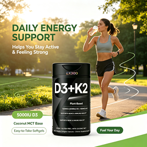 Vitamina D3 Vegana (<span class=keywords><strong>Colecalciferolo</strong></span>) da Estratto <span class=keywords><strong>di</strong></span> Licheni 5000 UI con K2 MK-7 Menoquinone Natto per la Salute <span class=keywords><strong>di</strong></span> Calcio, Ossa e Cuore - Product Image 3
